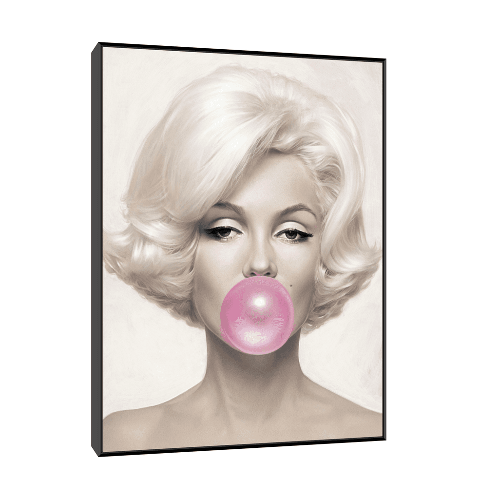 Canvas Slika na platnu Marilyn Monroe, 45x60cm, Sa ramom, Crni