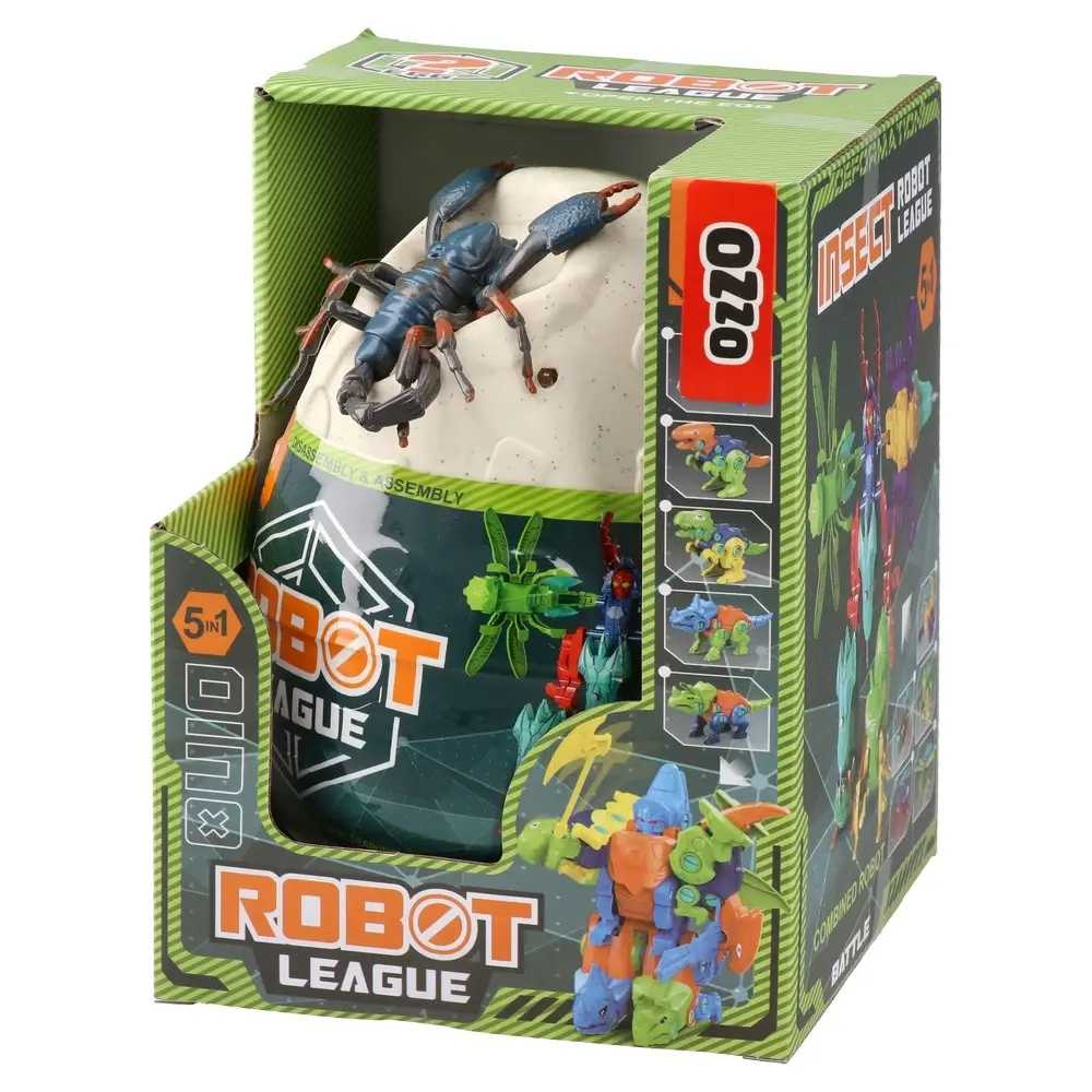 Ozzo Robot league Kocke za slaganje u jajetu robot