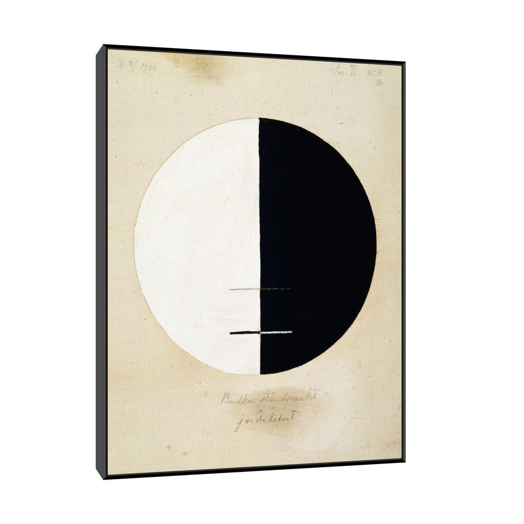 Canvas Slika na platnu Buddhas Standpoint in the Earthly Life No. 3, 75x100cm, Sa ramom, Crni