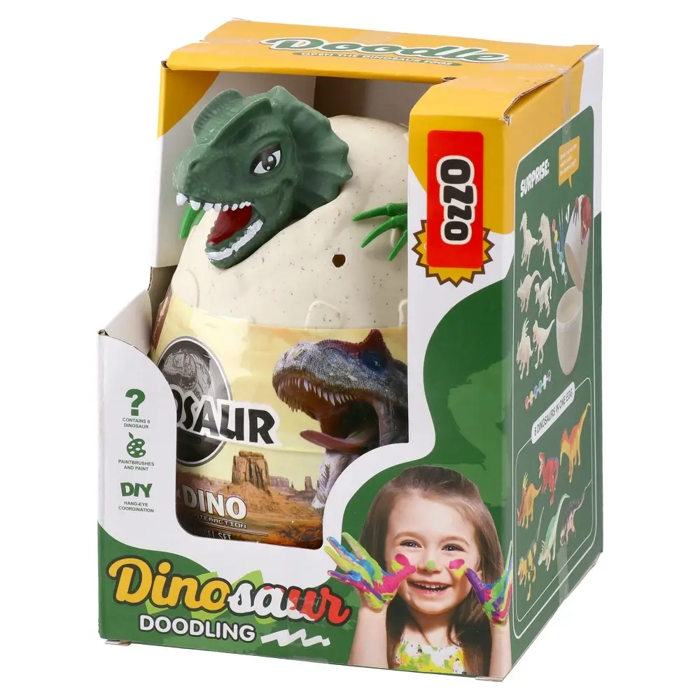 Ozzo Dinosaur doodling Kocke za slaganje u jajetu dinosurus