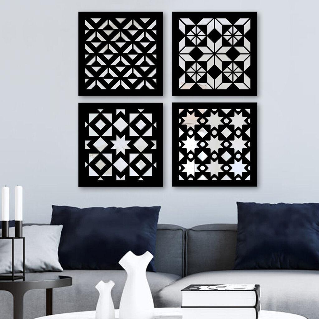 Wallity Set ogledala SHY1508840039, Crni