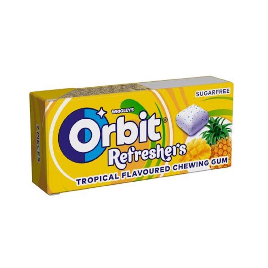 Orbit Žvake Refreshers tropical 15.6g