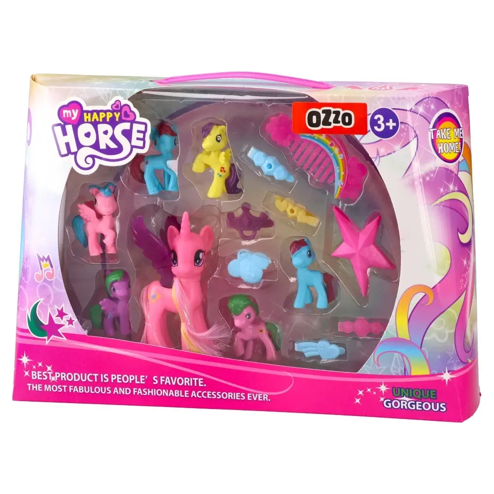 Ozzo Fun horse Set figura Poni, 7 komada