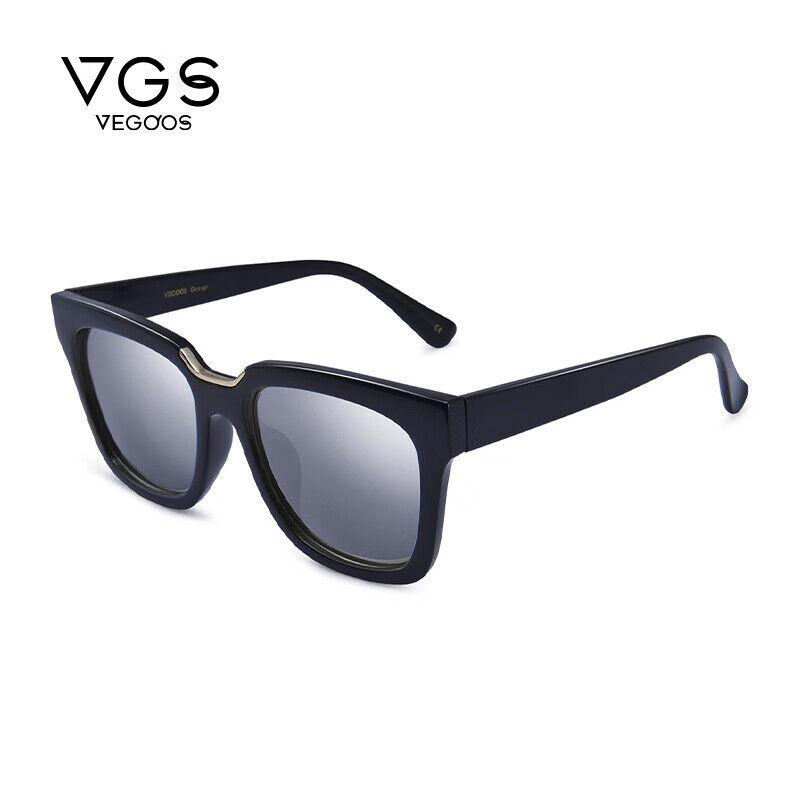 Vegoos Unisex naočare za sunce, Crno-srebrne