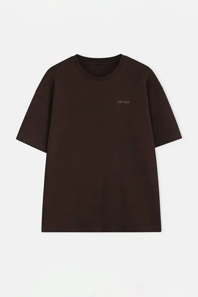 Trendyol Muška majica Tmnss26Ts00063, Braon