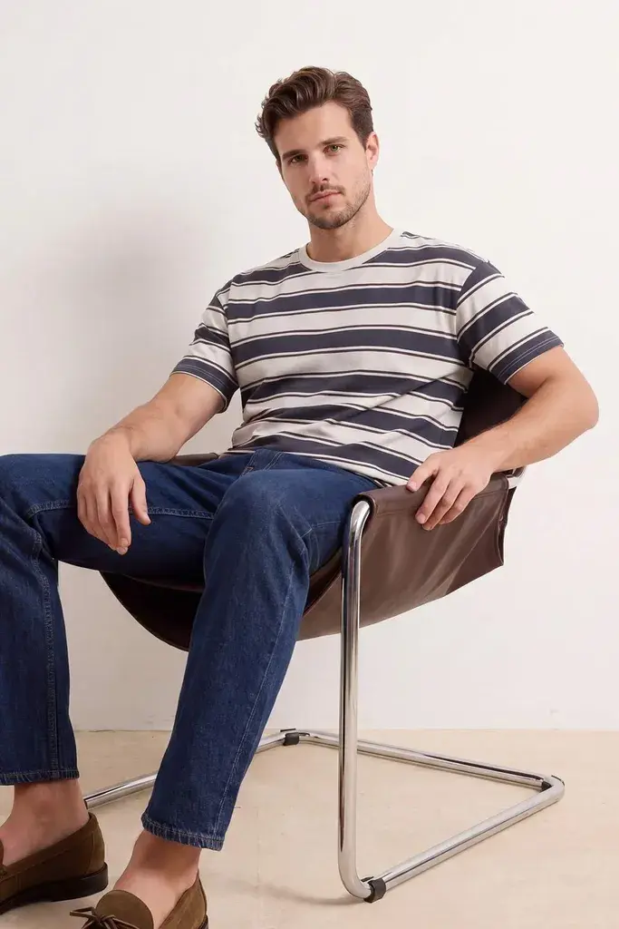 Trendyol Muška majica TMNSS26TS00062, Bela