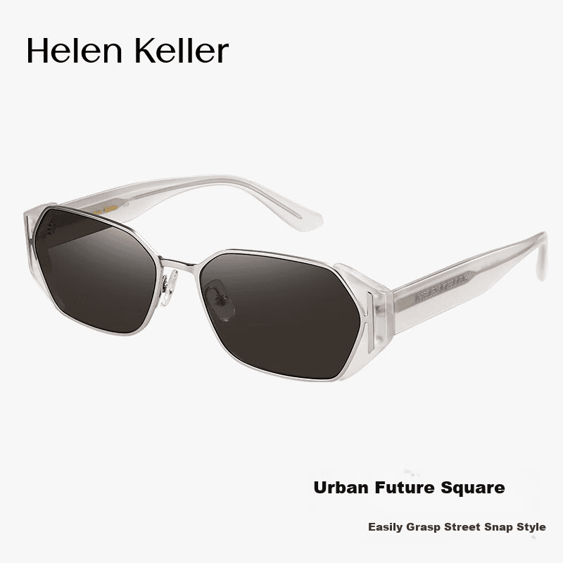 Helen Keller Unisex naočare za sunce, Providno-crne