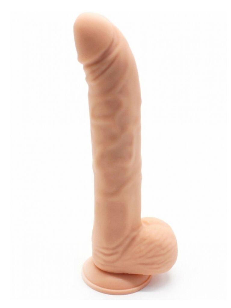 Dildo, Silikonski, 22.5cm, Boja kože