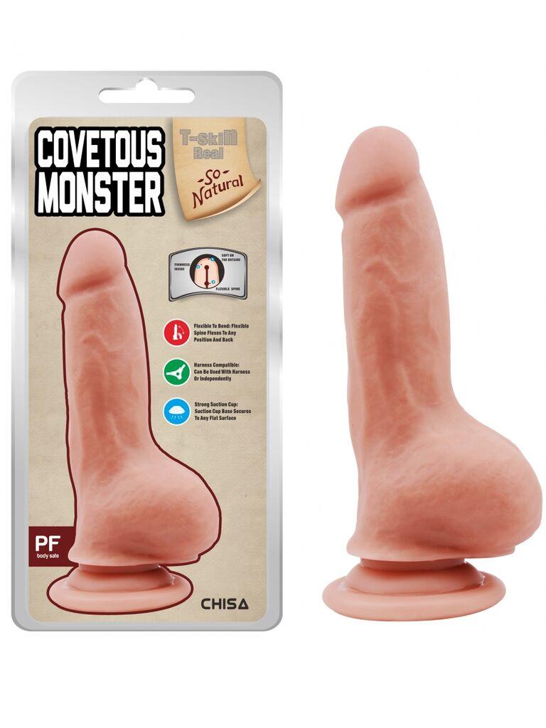 Dildo Covetous Monster, 20cm, Boja kože