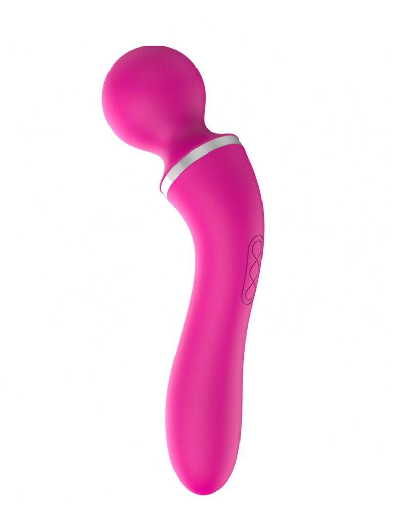 Masažer klitorisa Dual Massager, 19.6cm, Roze
