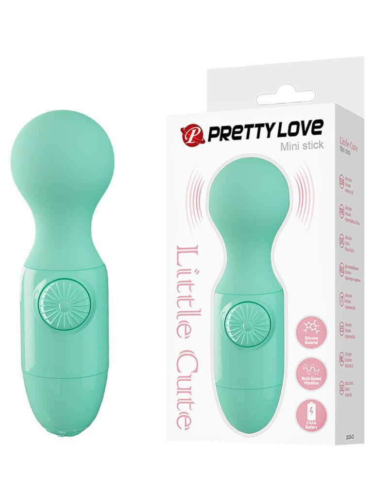 Mini klitoralni masažer Little Cute, 12cm, Tirkizni