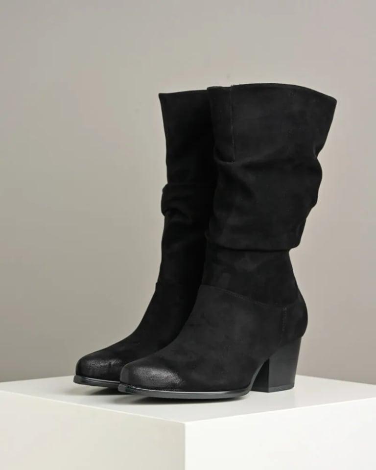 Emelie Strandberg Ženske čizme na štiklu A3711, Crne