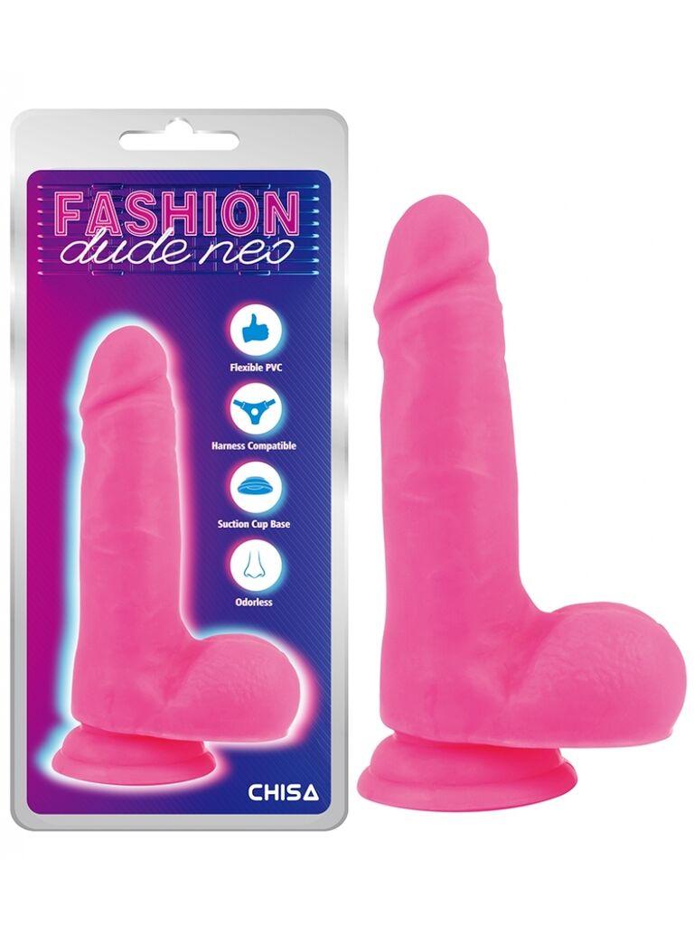 Dildo Dual Density Cock, 18cm, Roze
