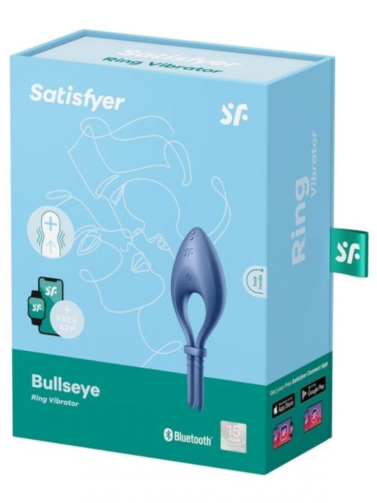 Vibrator prsten Bullseye Connect App, 15.5cm, Plavi