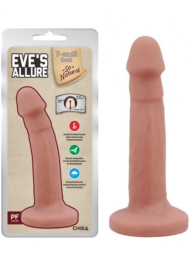 Dildo Eve's Allure, 18.5cm, Boja kože