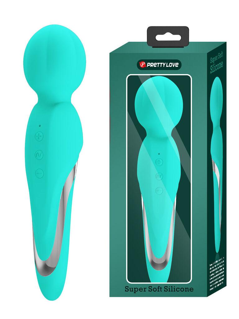 Vibrator Pretty love Walter, 21.6cm, Zeleni