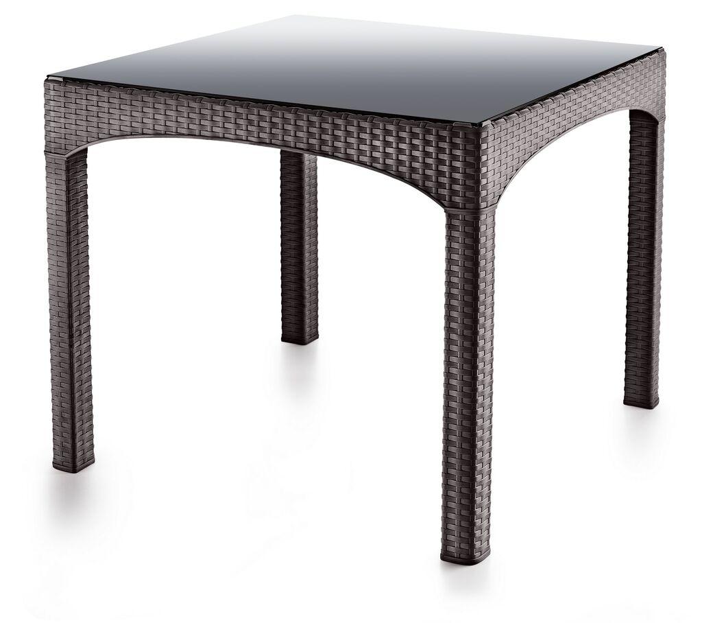 Hanah Home Baštenski sto, 90x76x90 cm,Braon