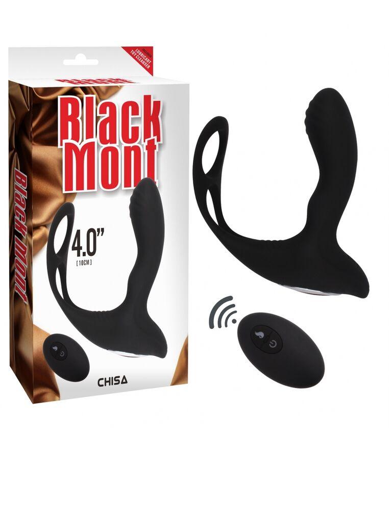 Masažer prostate Sex Pistol, 13.8cm, Crni