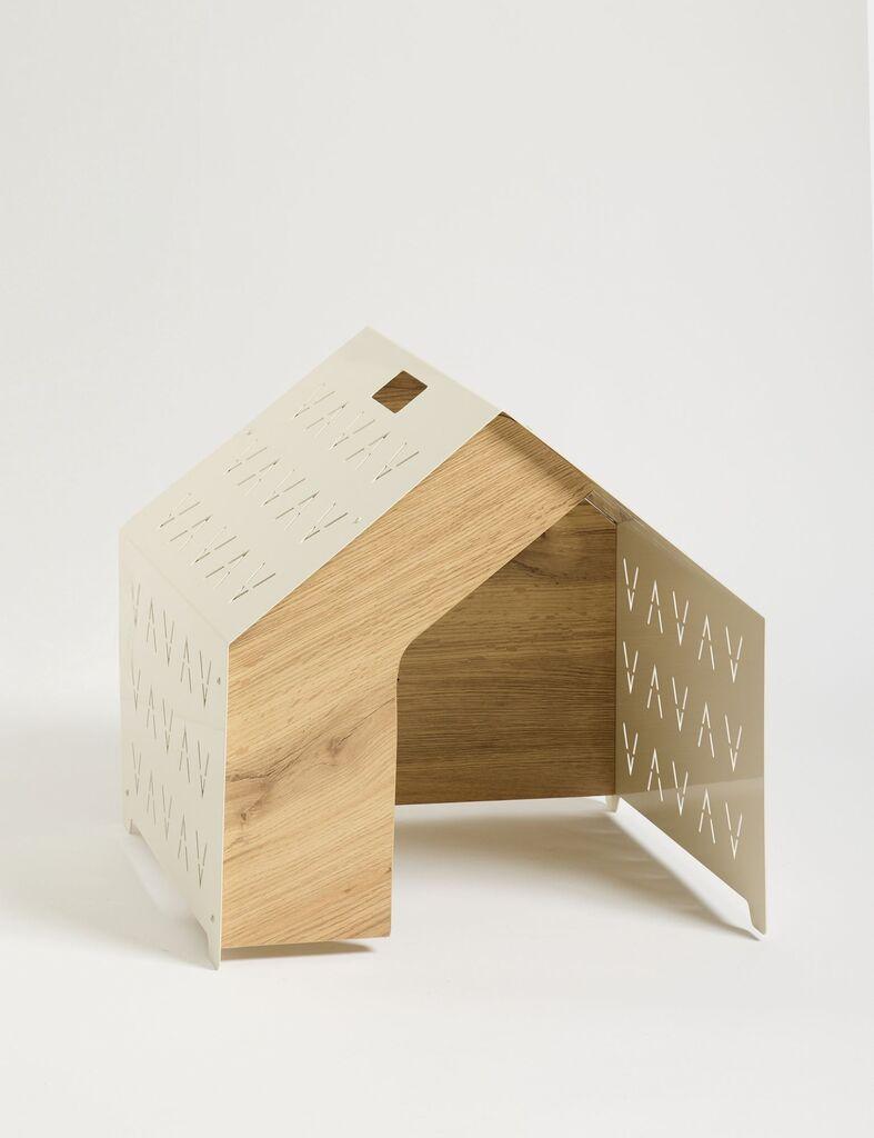 Hanah Home Kućica za kućne ljubimce Vidar, 50x50x50 cm, Krem