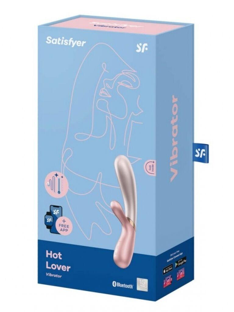 Vibrator Hot Lover Connect App, 20cm, Roze