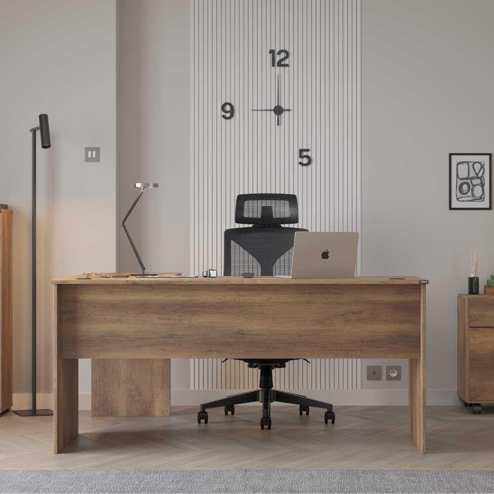 Hanah Home Radni sto Rms-320-Oo-1, 160x75x144 cm, Braon