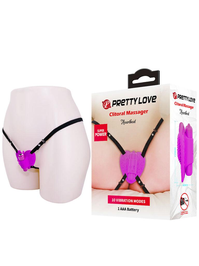 Klitoralni masažer Heartbeat, Ljubičasti