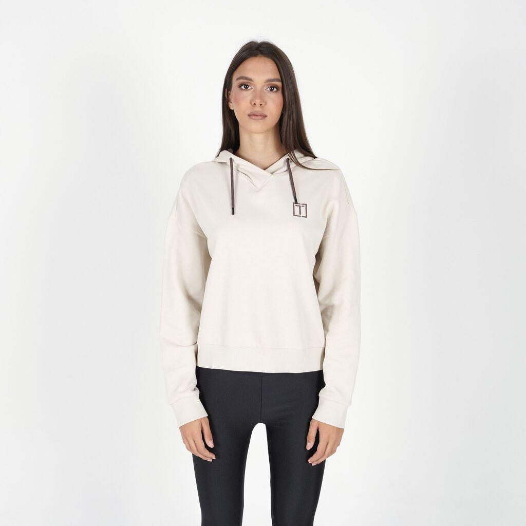 La Terra Ženski duks sa kapuljačom Unica, Beli