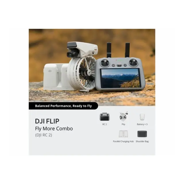DJI Dron Flip Fly More Combo, RC2