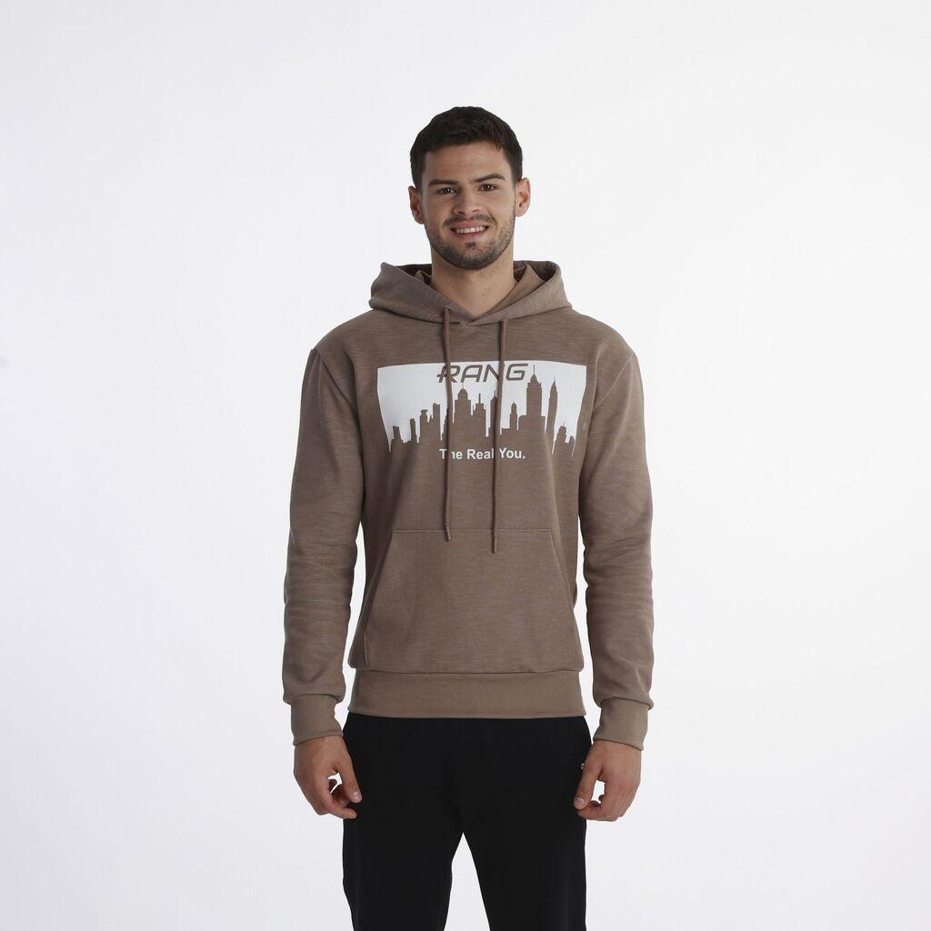 Rang Muški duks sa kapuljačom Caleb, Krem