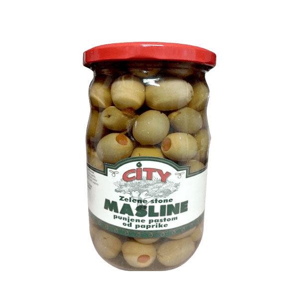 Siti Maslina punjena paprikom, 720g