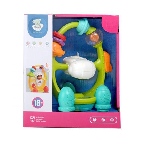 BBO Muzička igračka za bebe Astronaut sa svetlima I zvukom 18m+