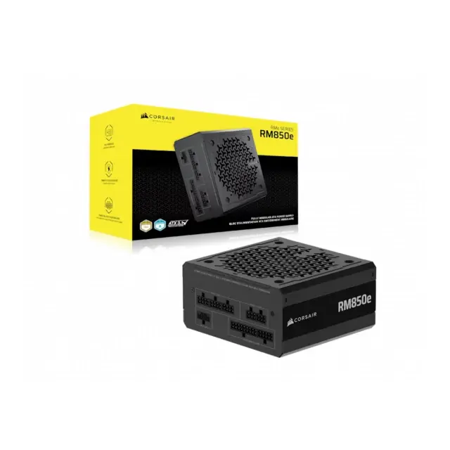 Corsair Napajanje Rm850E 850W/Atx 3.1, Pcie 5.1, 80+Gold, Modularno, Crno