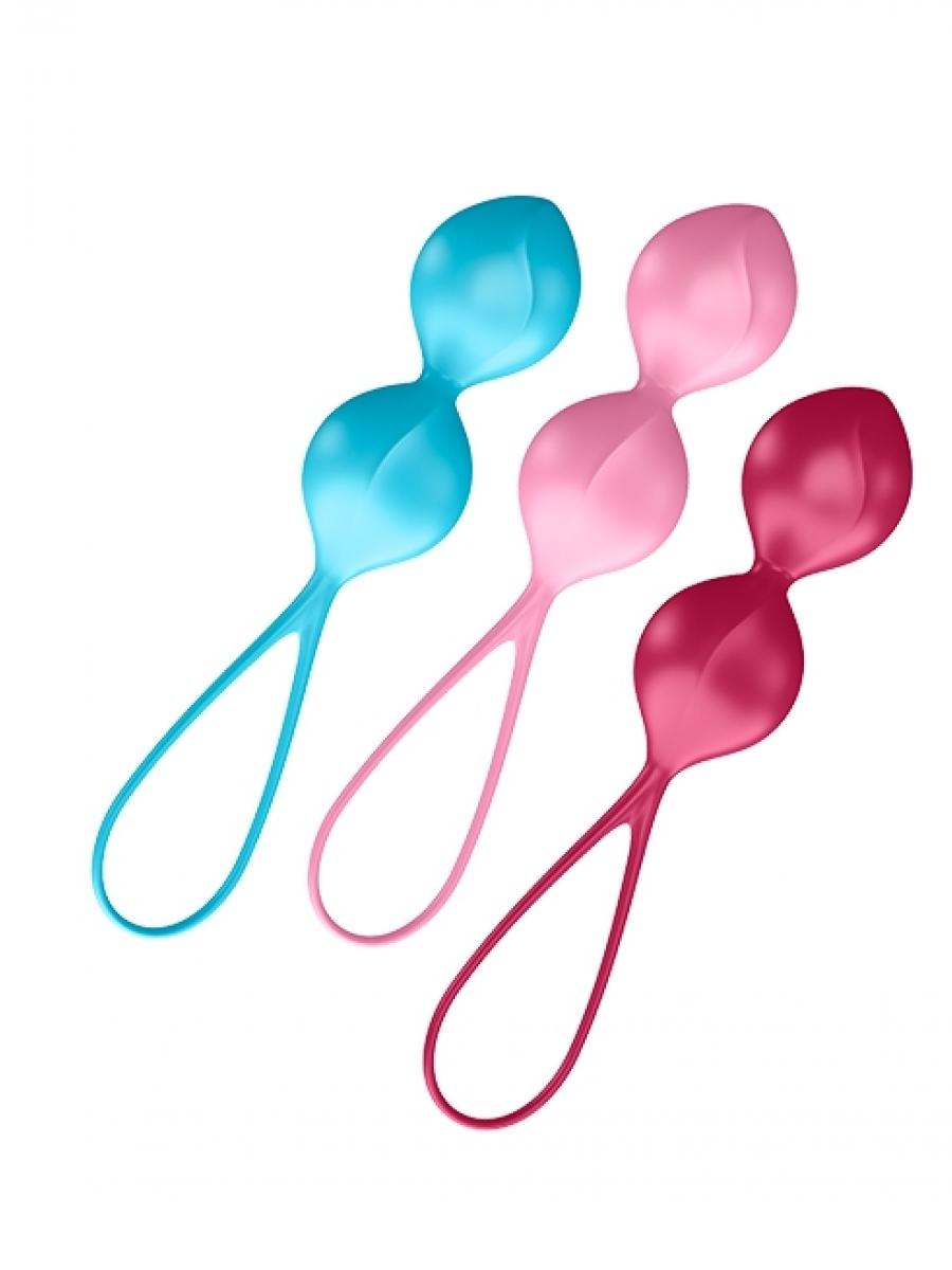 SATISFYER Vaginalne Kuglice set V Balls, 3 komada, Višebojne