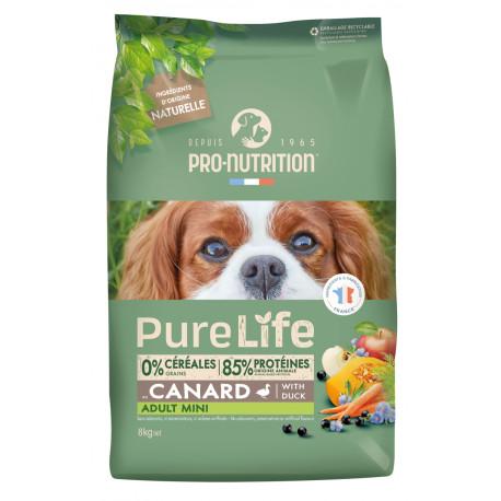 PRO-NUTRITION Suva hrana za pse Pure Life Adult Mini, Pačetina, 8kg