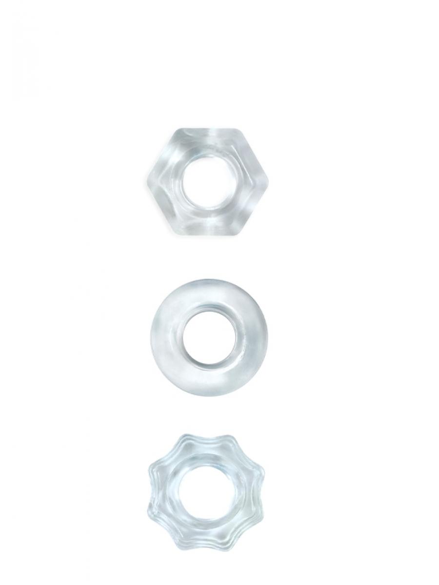 Set prstenova za penis Renegade Chubbies, 3cm, 3 komada