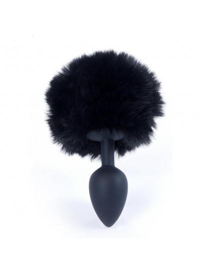 BOSSOFTOYS Analna kupa sa zečijim repom, Crna