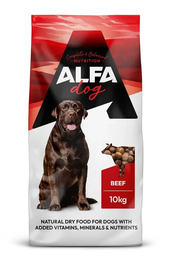 ALPHA Suva hrana za pse Govedina, 10kg