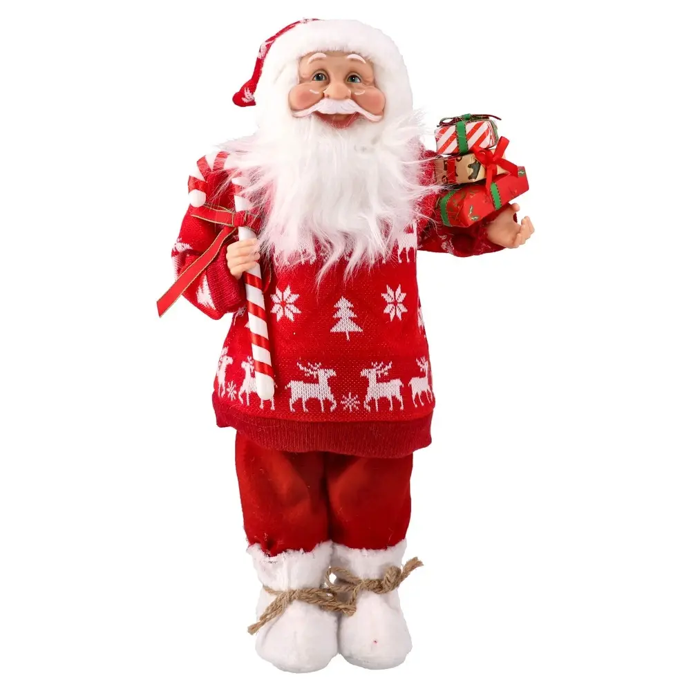 FESTA Novogodišnja figura Deda Marz Deco Santa 10, 46cm, Crvena