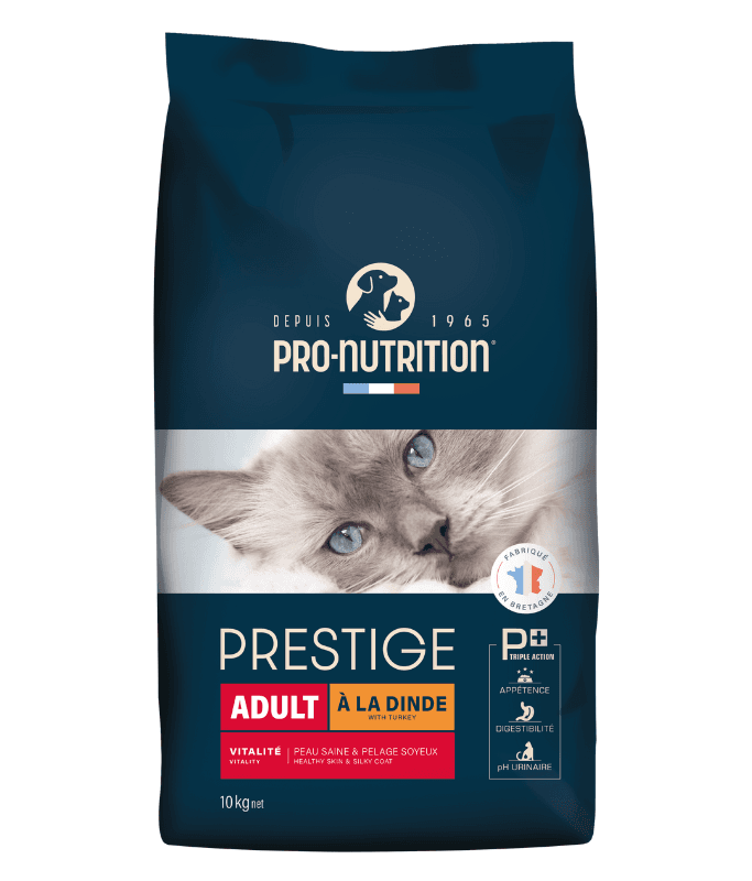PRO-NUTRITION Suva hrana za mačke Prestige Adult, Ćuretina, 10kg