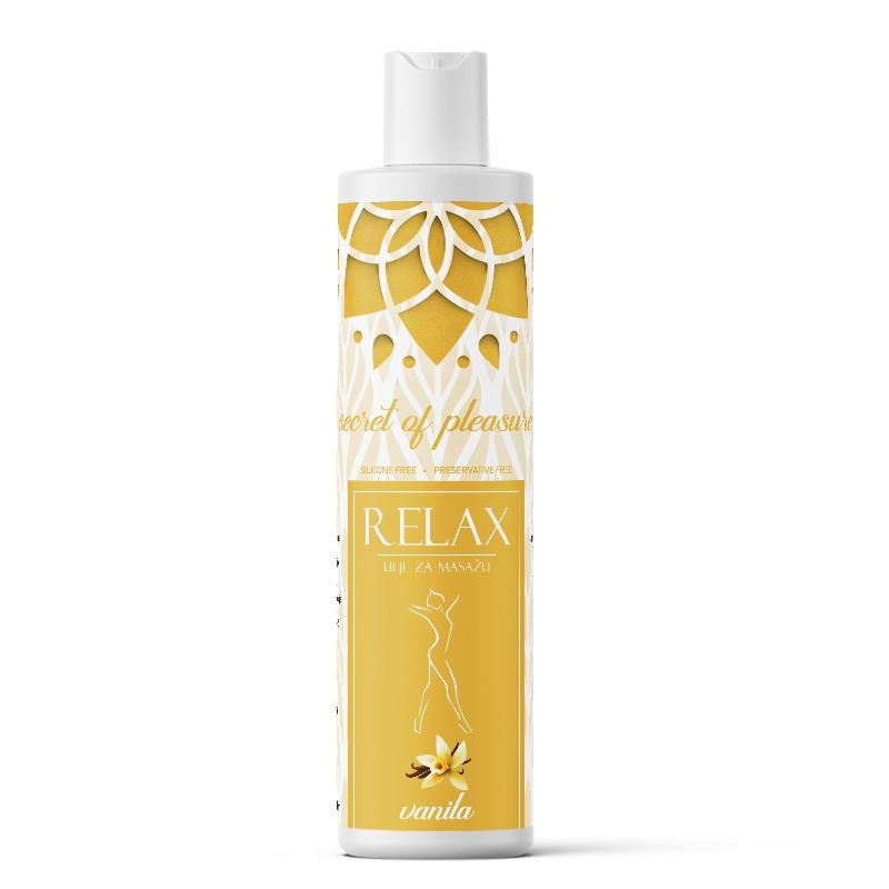 RELAX Ulje za masažu Vanila, 200ml
