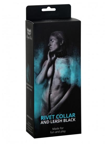 ARGUS Povodac i okovratnik, Crni