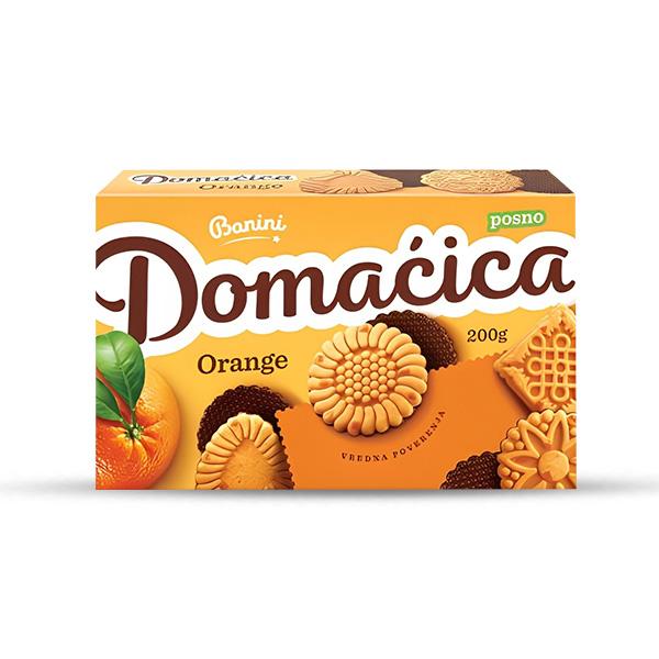 BANINI Biskvit Domaćica sa ukusom pomorandže, 200g
