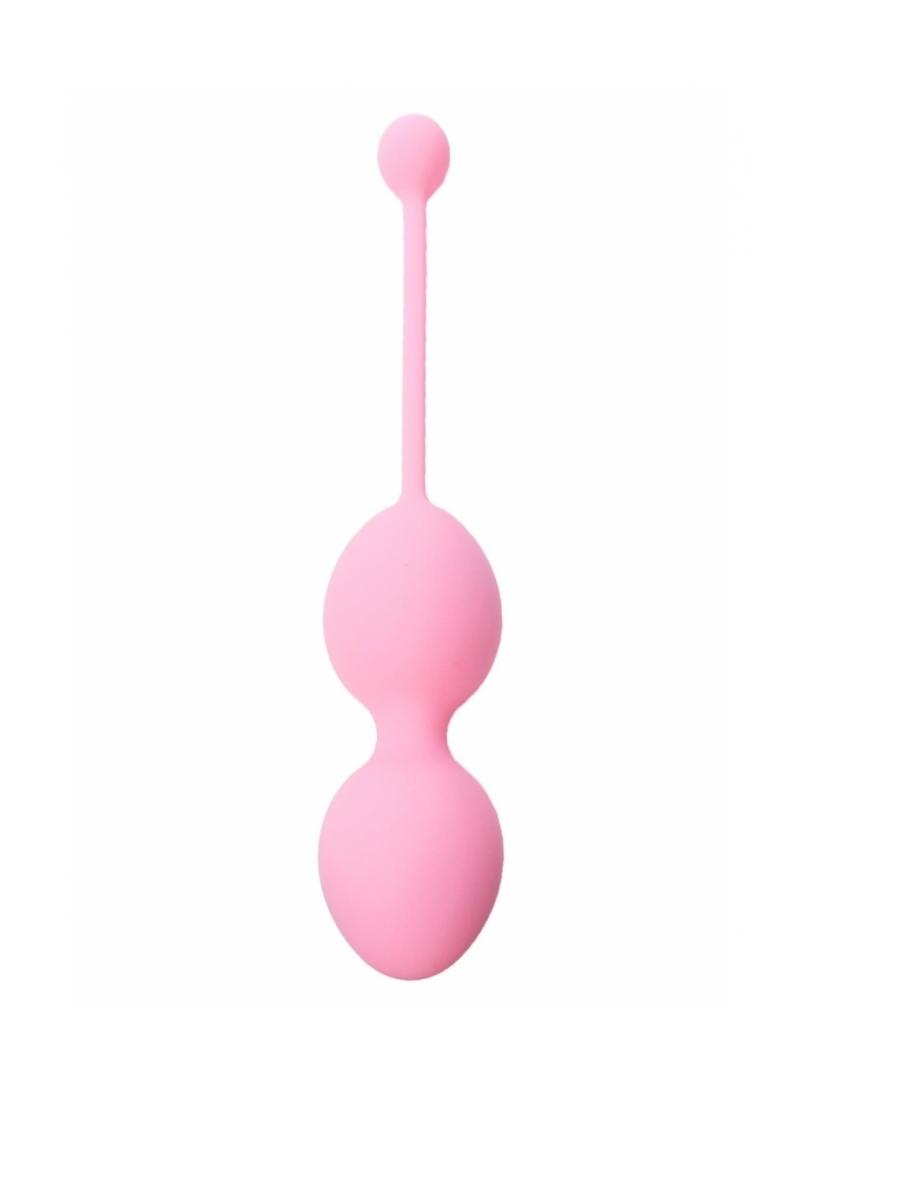 BOSS SERIES Silikonske vaginalne kuglice, 32 mm, Roze