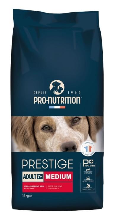 PRO-NUTRITION Suva hrana za pse Prestige Adult 7+ Medium, 15kg