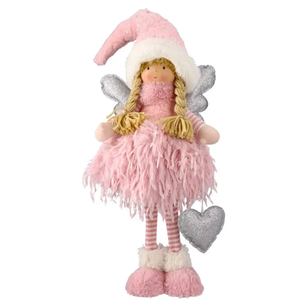 FESTA Novogodišnja figura Vila Cupid, 65cm, Roze