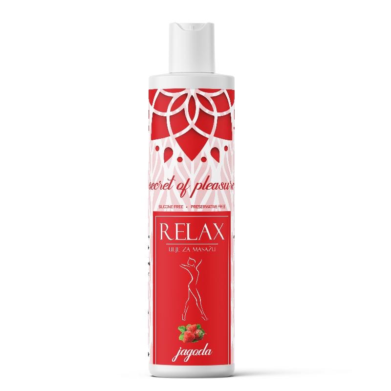 RELAX Ulje za masažu Jagoda, 200ml