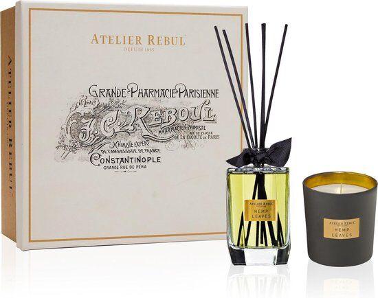 Atelier Rebul Poklon set za dom Listovi konoplje