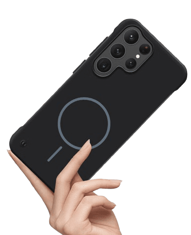 Amumu Maska za mobilni telefon Samsung S23 Ultra, Crna