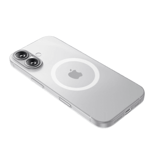 Mofei  Maska za mobilni telefon iPhone 16, Providno-bela