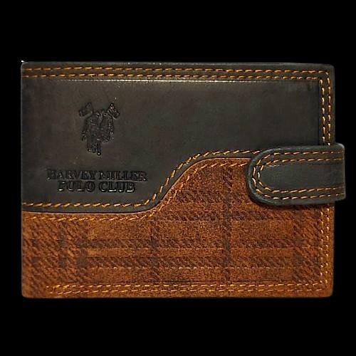 Harvey Miller Polo Club Muški kožni novčanik, Crni